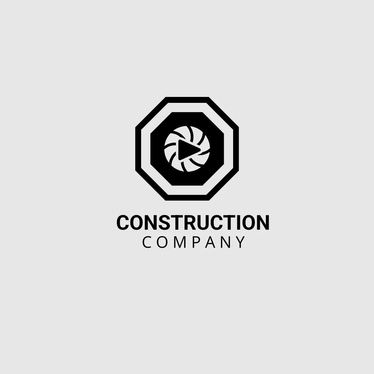 Free Construction Media Logo Template to Edit Online