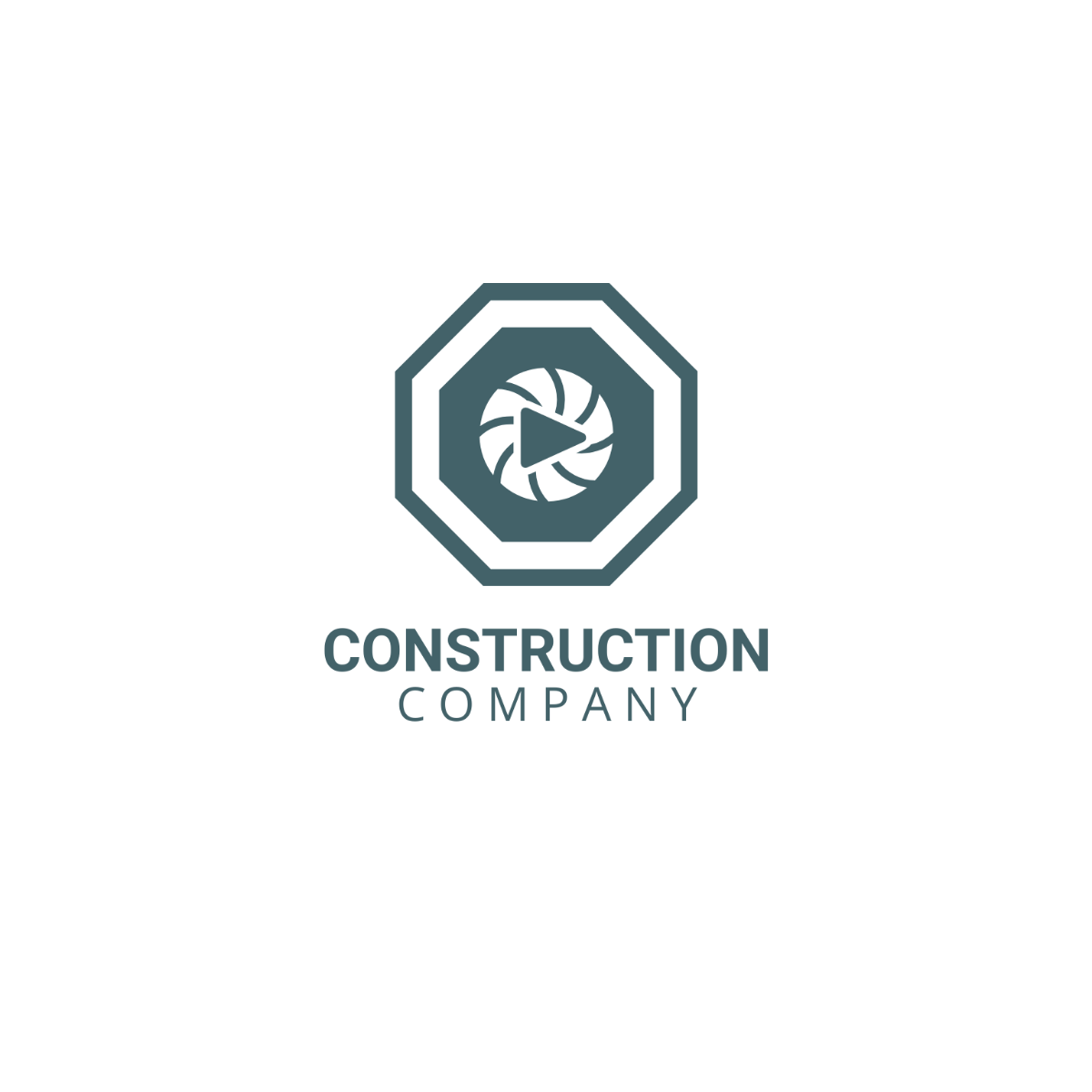 Construction Media Logo Template