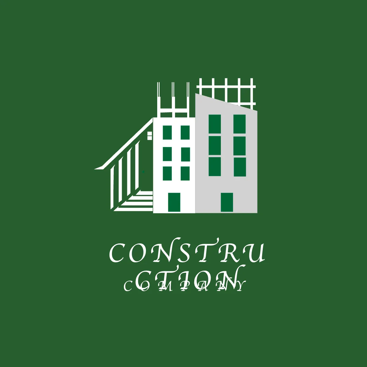 Free Modern Construction Logo Design Template to Edit Online