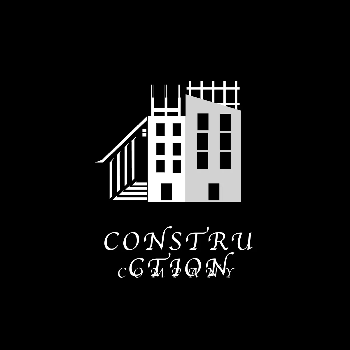 Free Modern Construction Logo Design Template to Edit Online