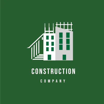 Free Modern Construction Logo Design Template to Edit Online