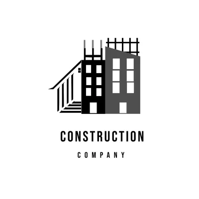 Free Modern Construction Logo Design Template to Edit Online