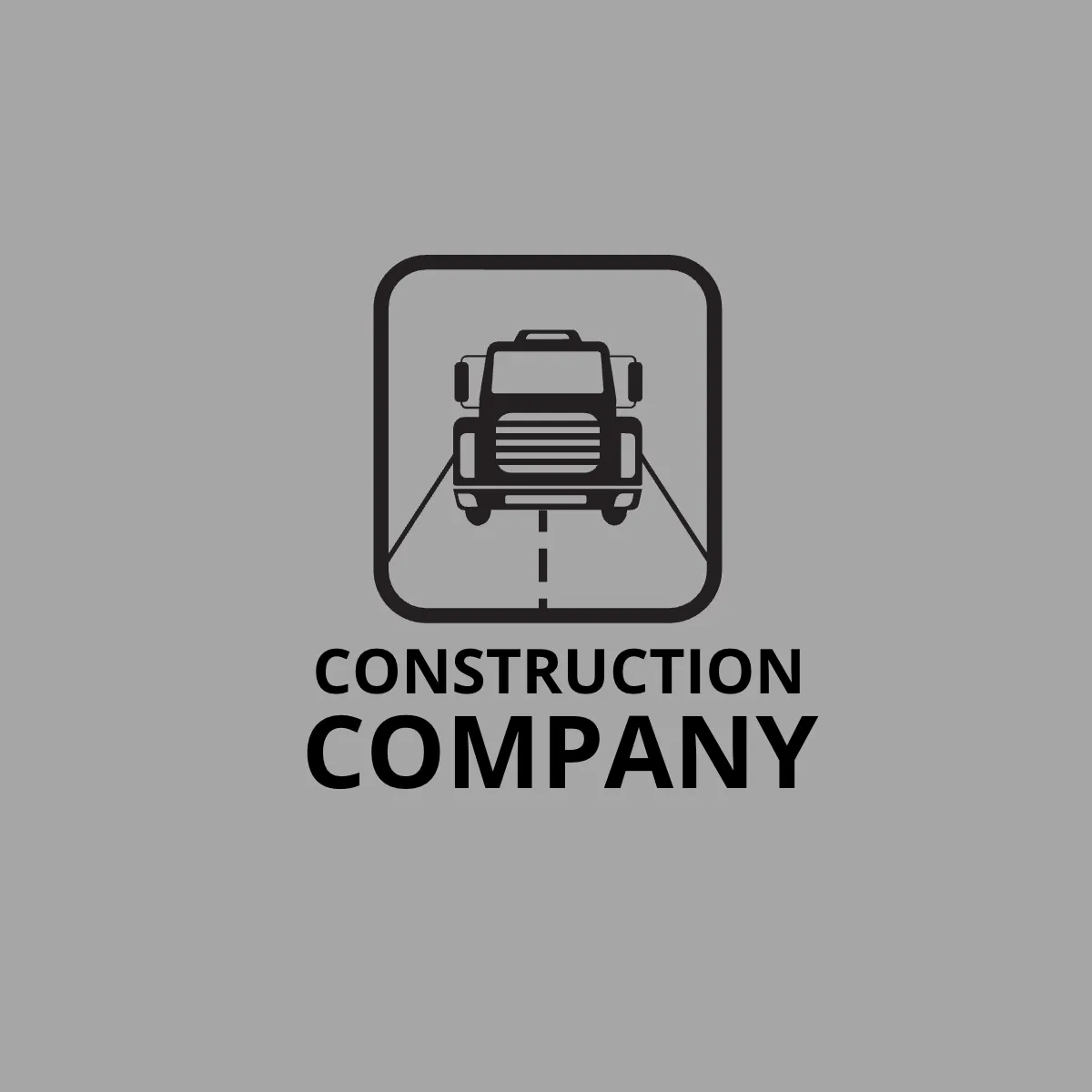 Free Construction Transportation Logo Template to Edit Online