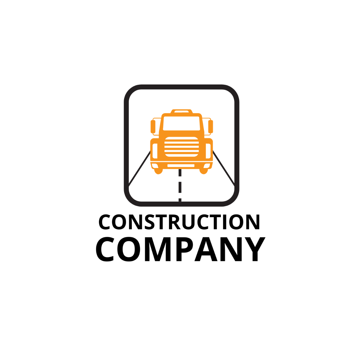Construction Transportation Logo Template