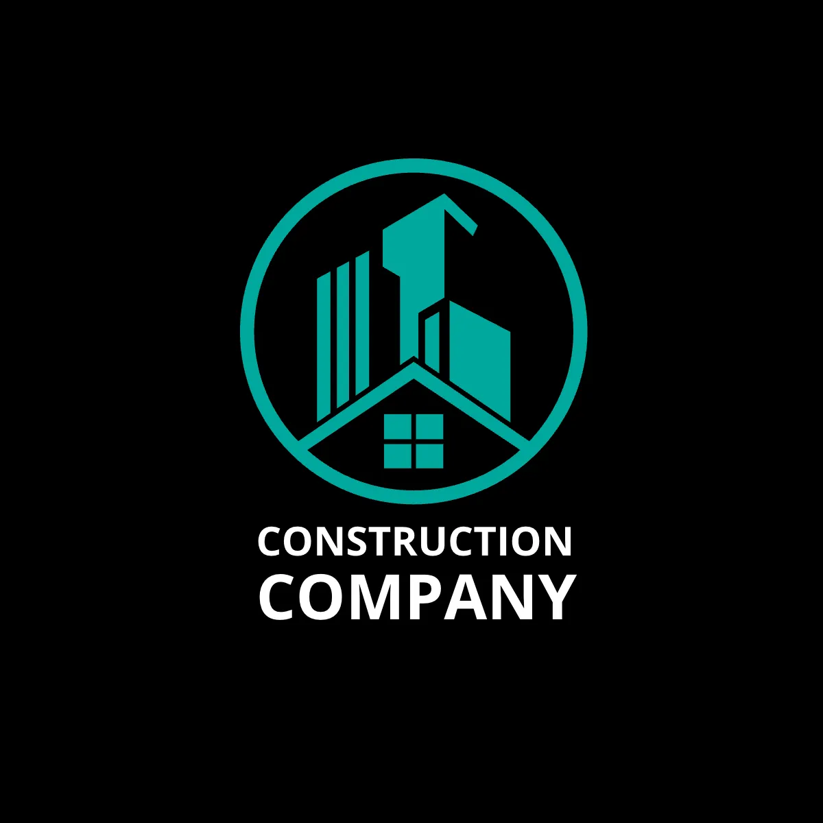 Free Construction Real Estate Logo Template to Edit Online