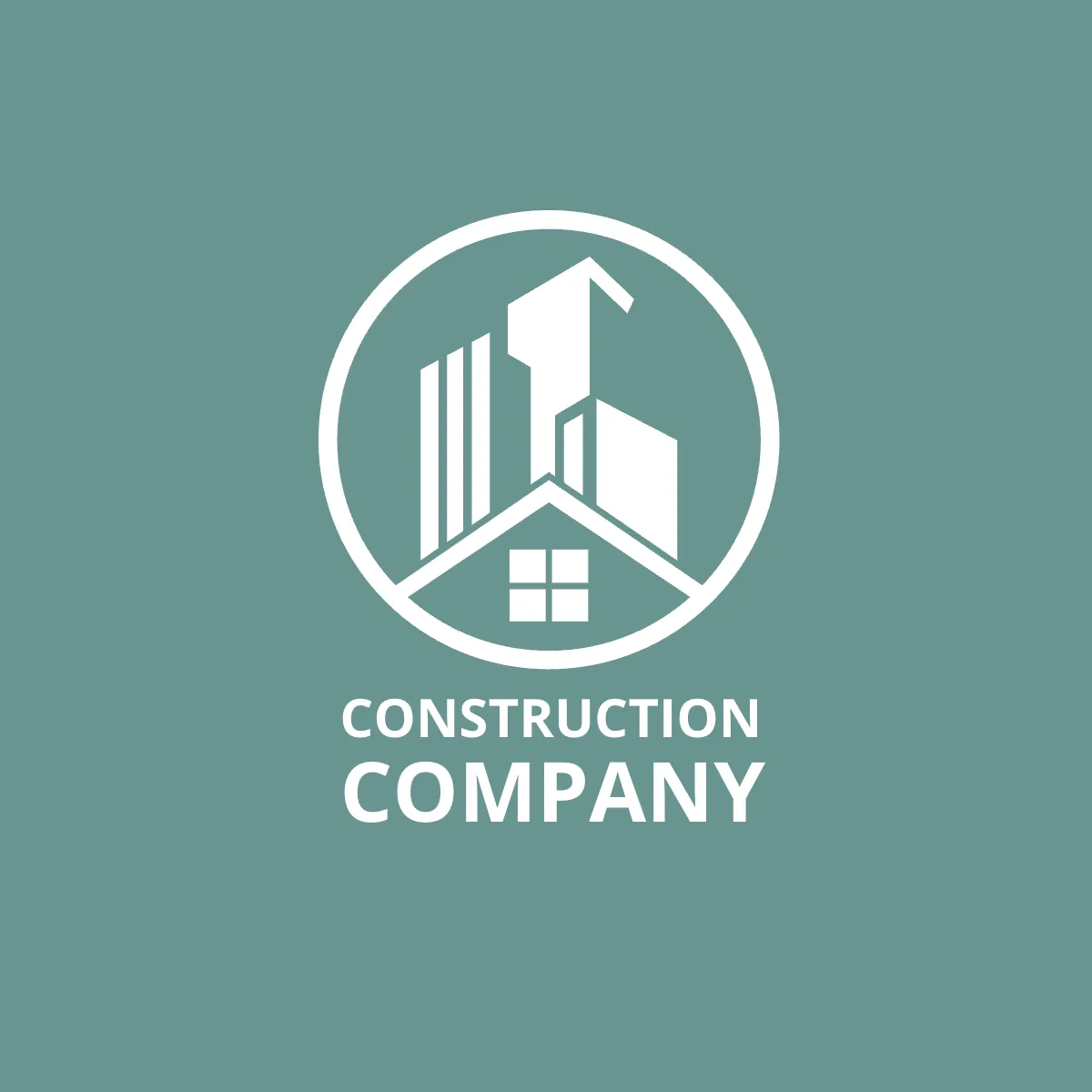 Free Construction Real Estate Logo Template to Edit Online