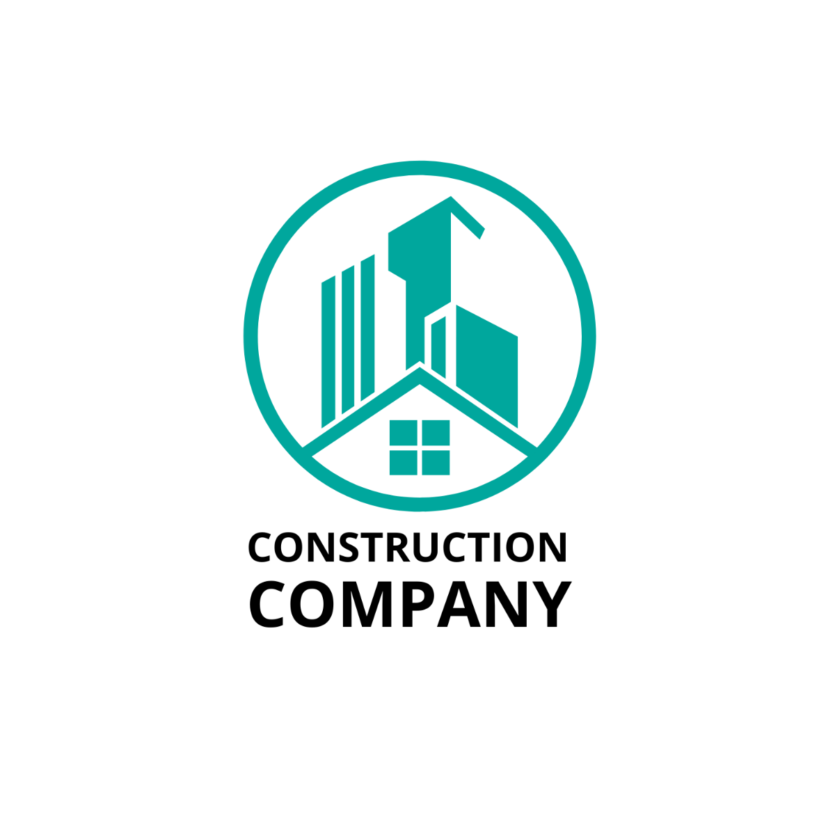Construction Real Estate Logo Template