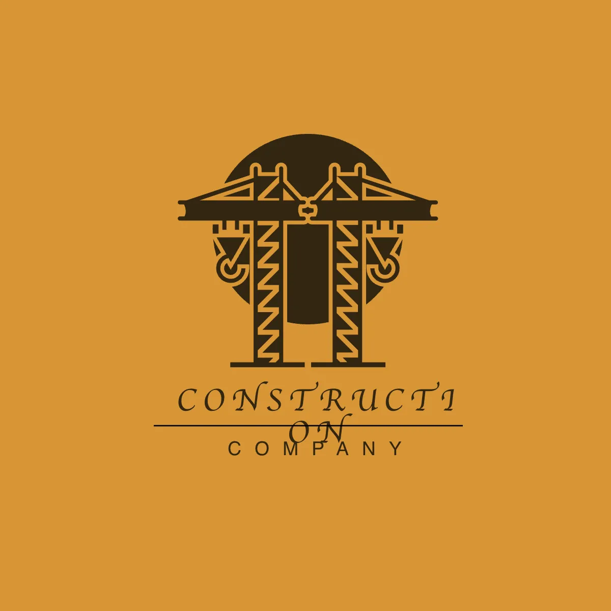 Free Construction Equipment Logo Template to Edit Online