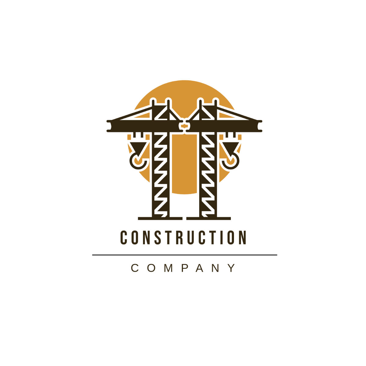 Construction Equipment Logo Template
