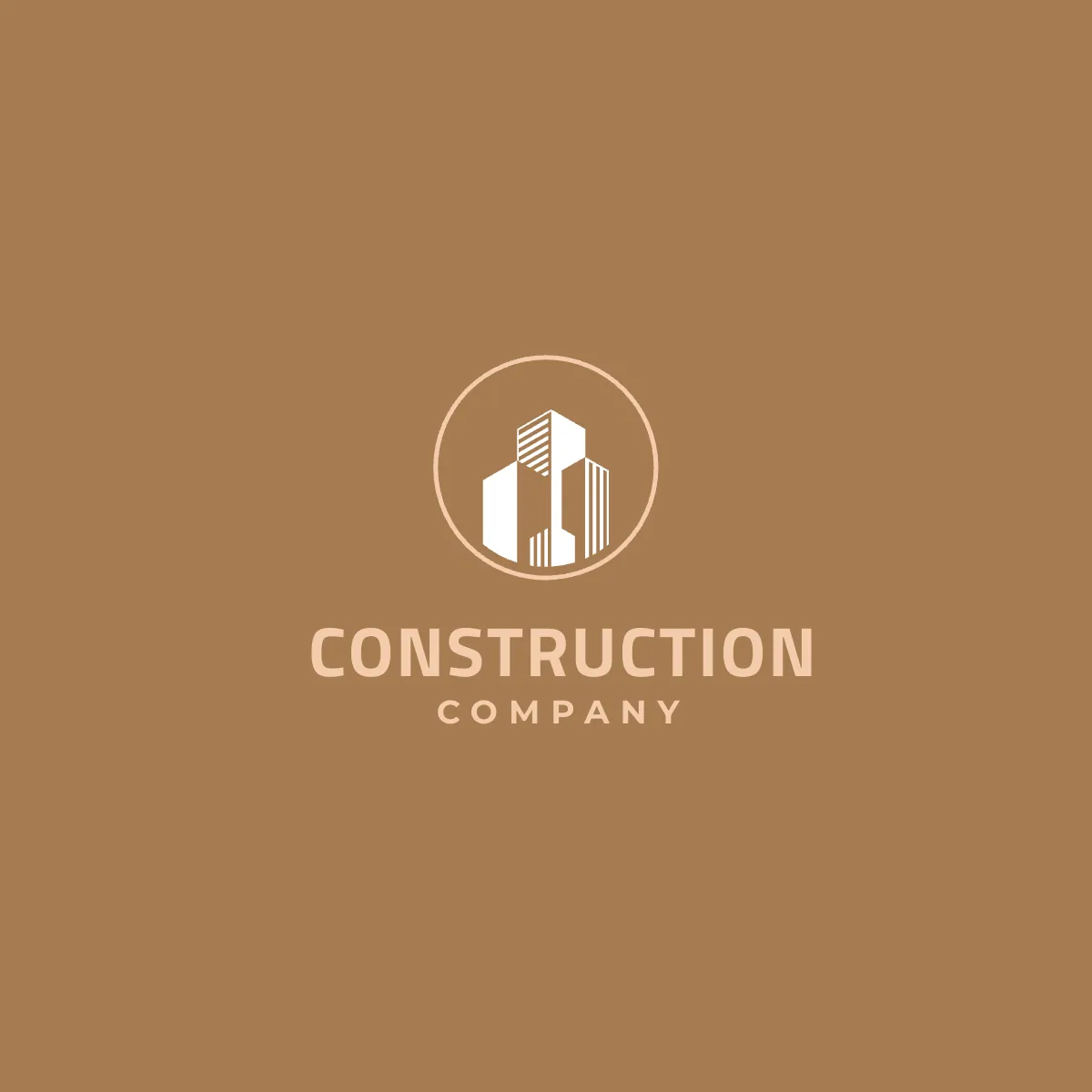 Free Construction Work Logo Template to Edit Online