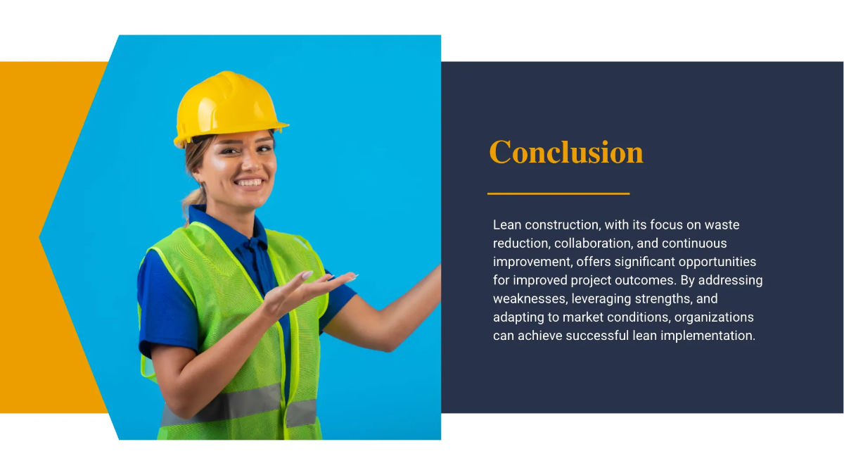 Free Lean Construction Swot Analysis Template to Edit Online