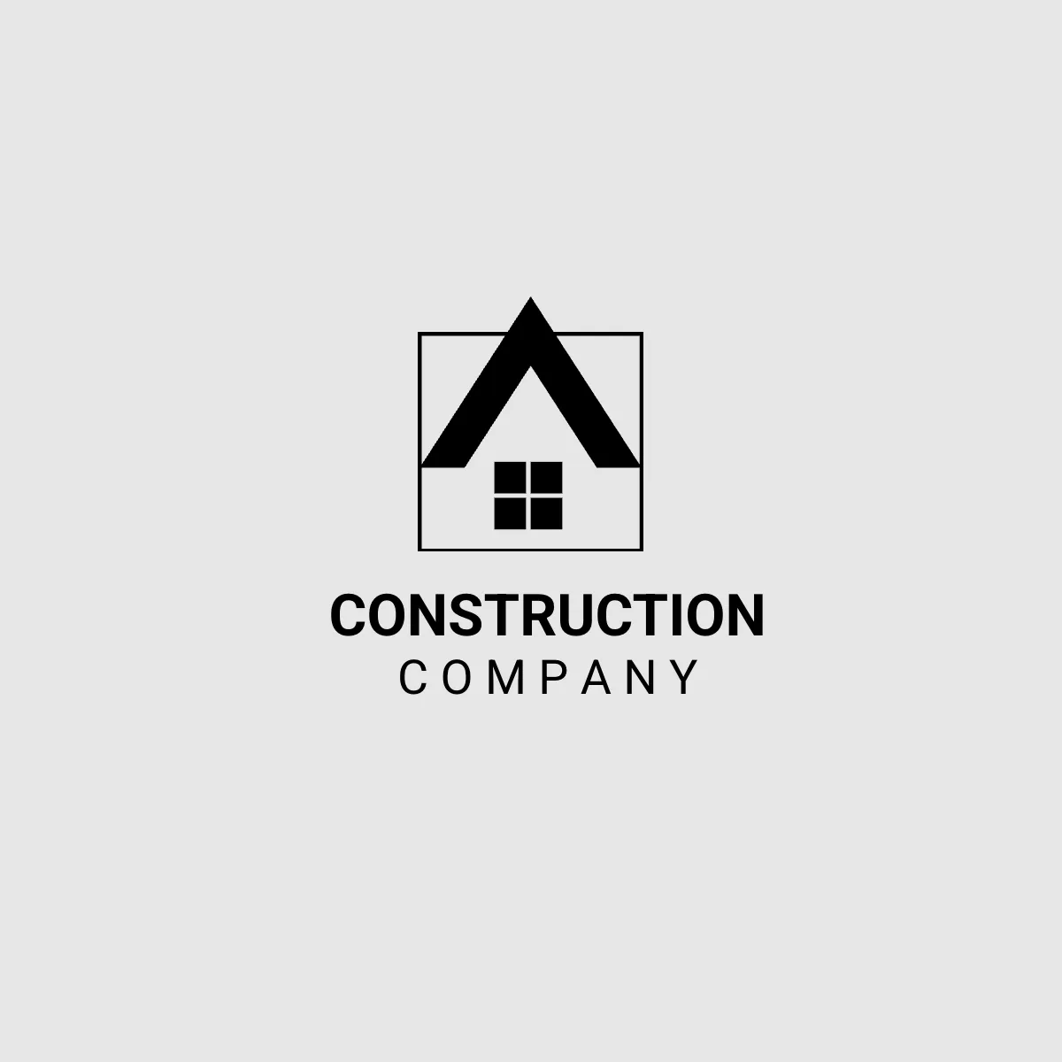 Free Home Construction Company Logo Template to Edit Online