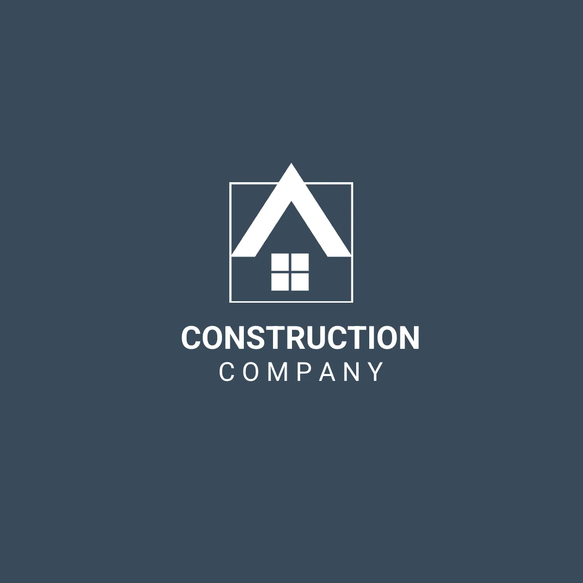 Free Home Construction Company Logo Template to Edit Online