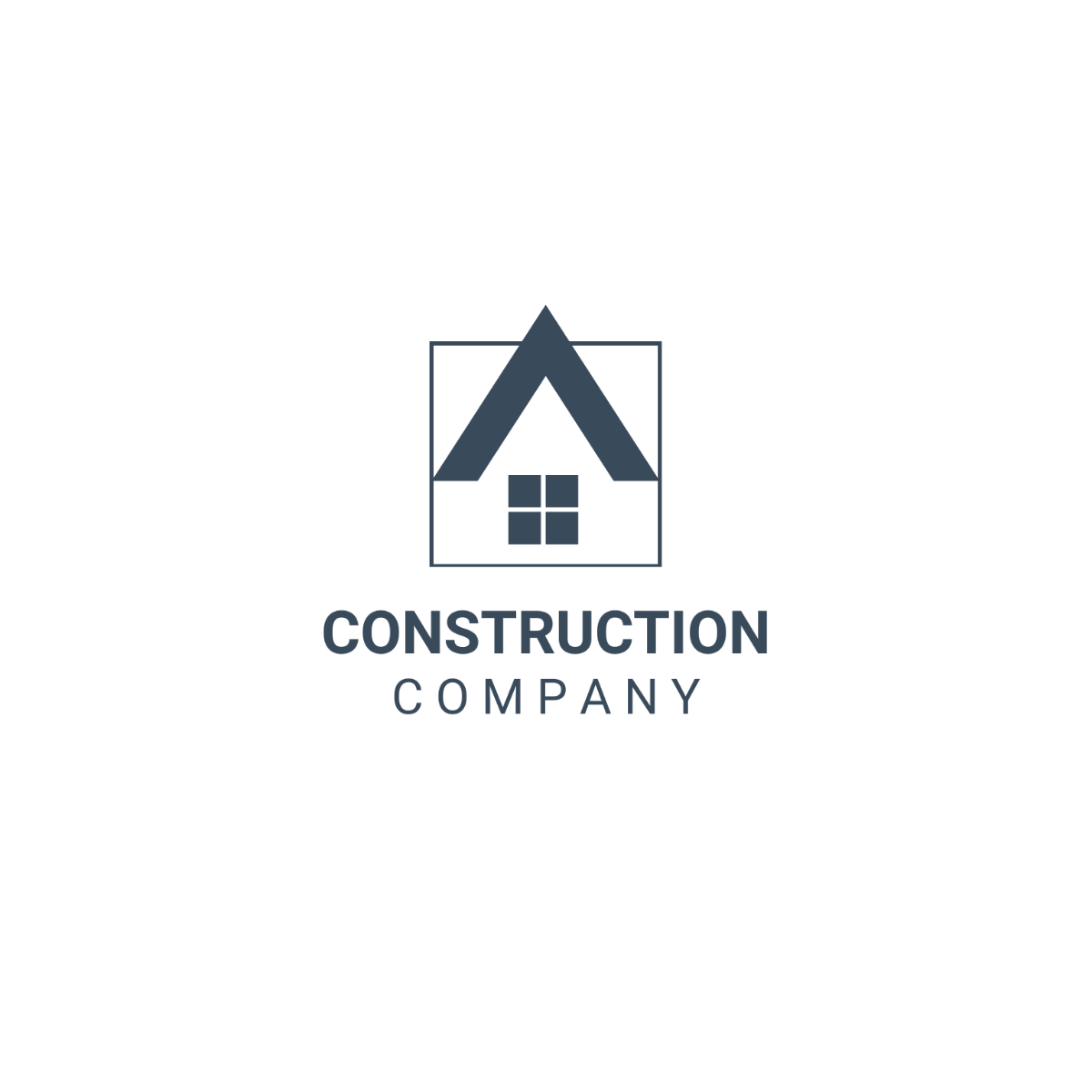 Home Construction Company Logo Template