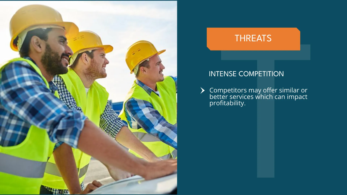 Free Building Construction Swot Analysis For Construction Project Template to Edit Online