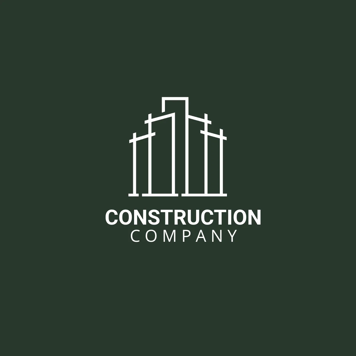 Free Business Construction Logo Template to Edit Online