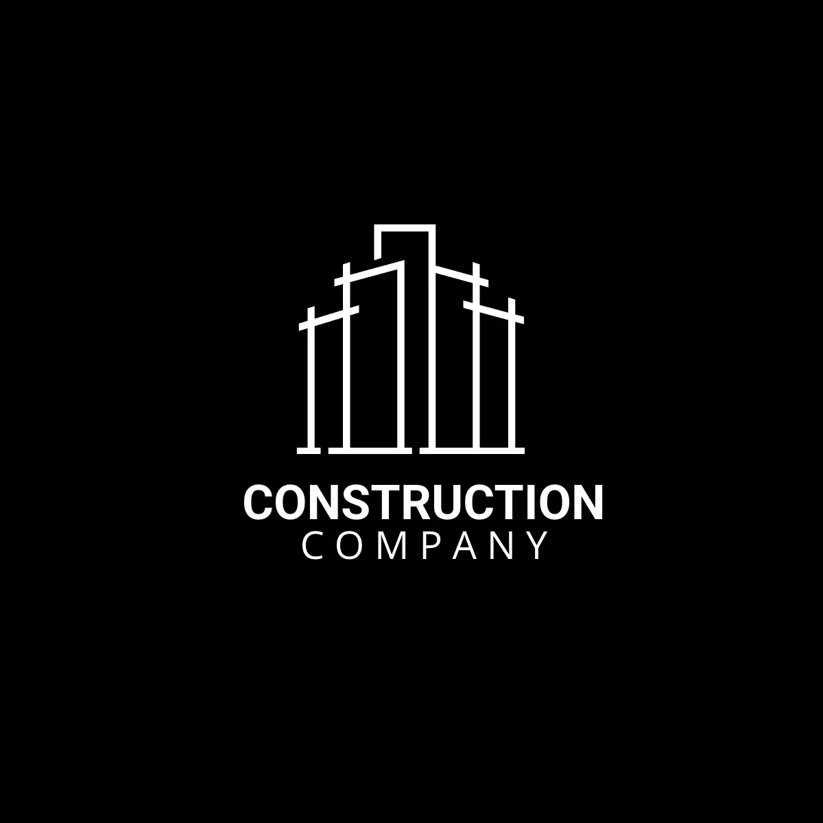Free Business Construction Logo Template to Edit Online