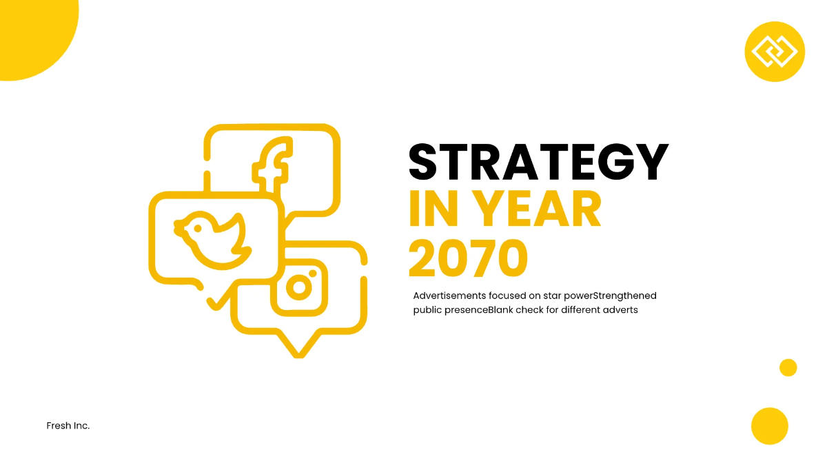 Free Simple Chart Presentation Template to Edit Online