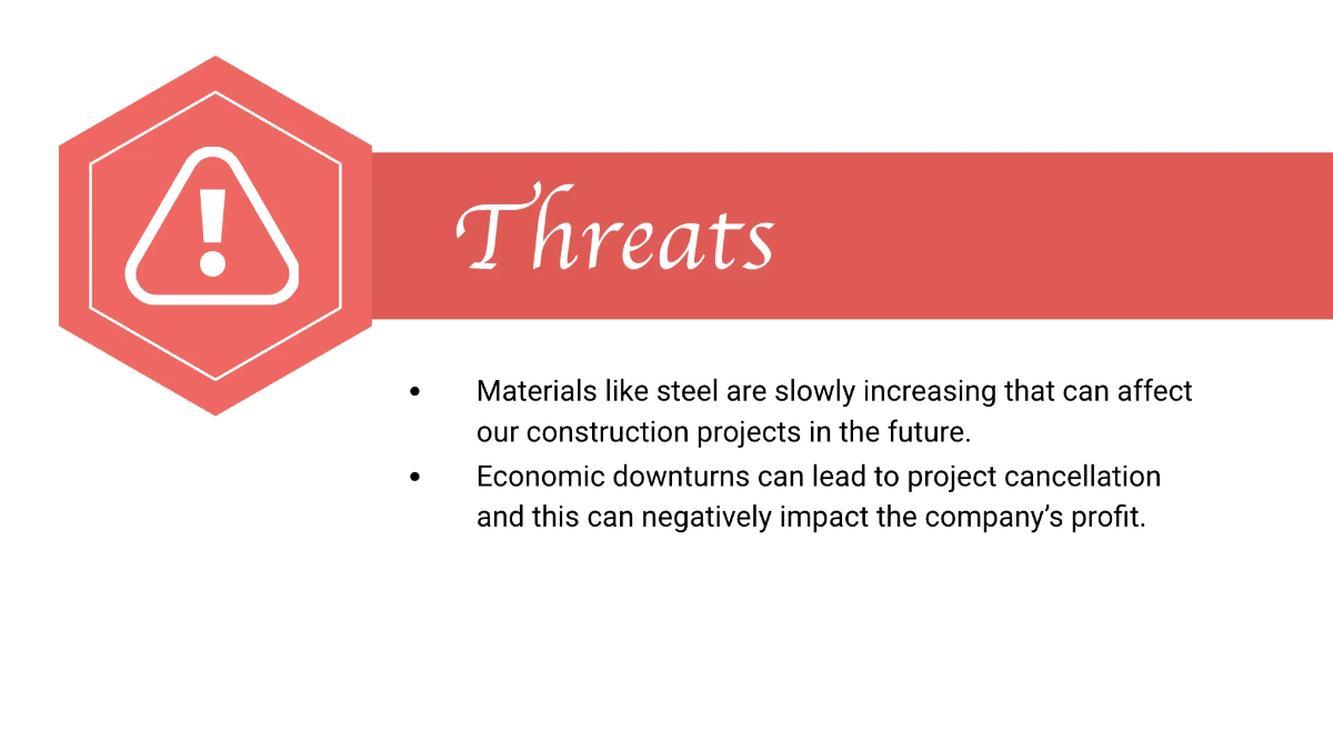 Free Construction Engineering Department SWOT Analysis Template to Edit Online