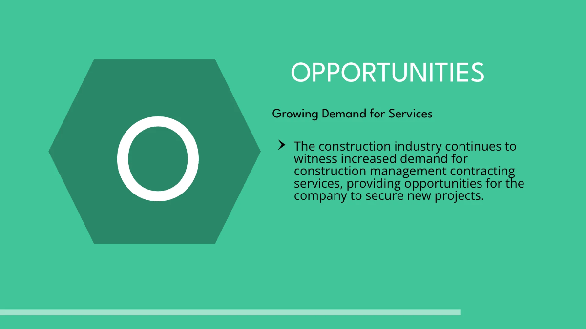 Free SWOT Analysis for Construction Management Contracting Template to Edit Online