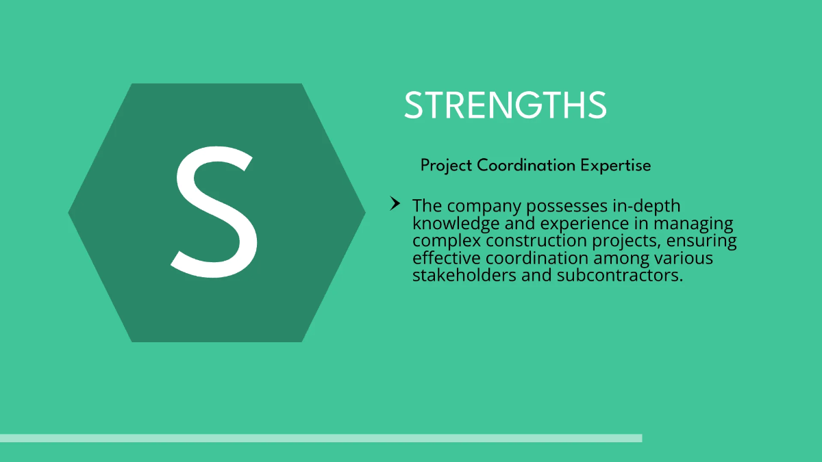 Free SWOT Analysis for Construction Management Contracting Template to Edit Online