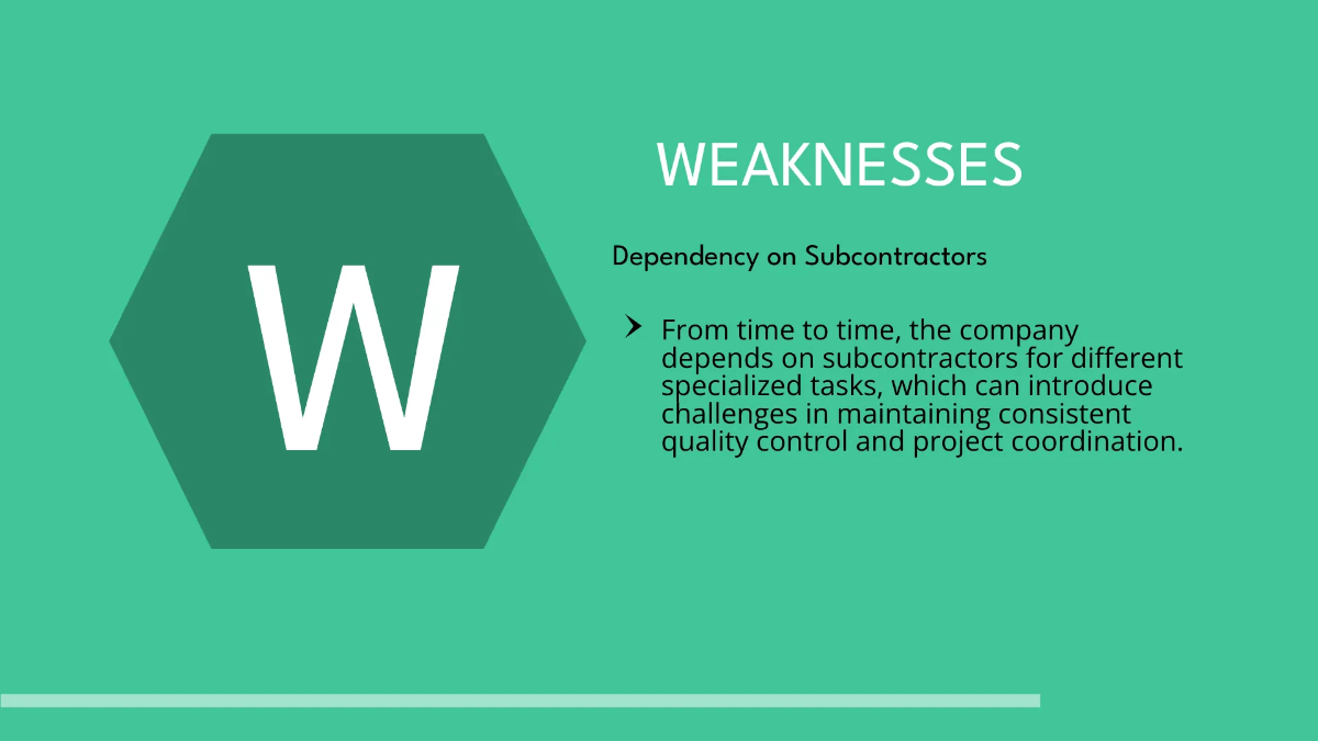 Free SWOT Analysis for Construction Management Contracting Template to Edit Online