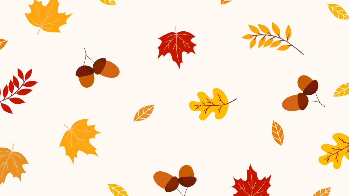 Free Fall Background Presentation Template to Edit Online