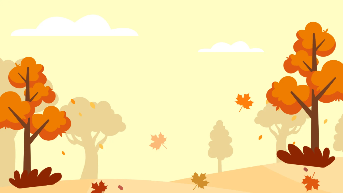 Free Fall Background Presentation Template to Edit Online