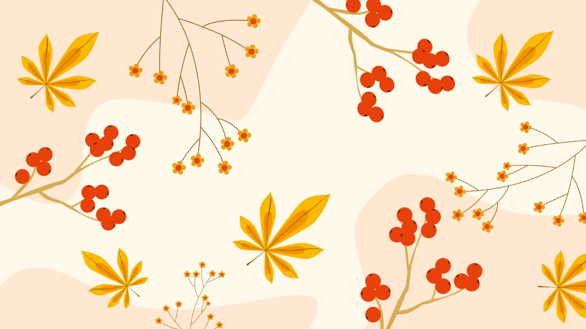 Free Fall Background Presentation Template to Edit Online