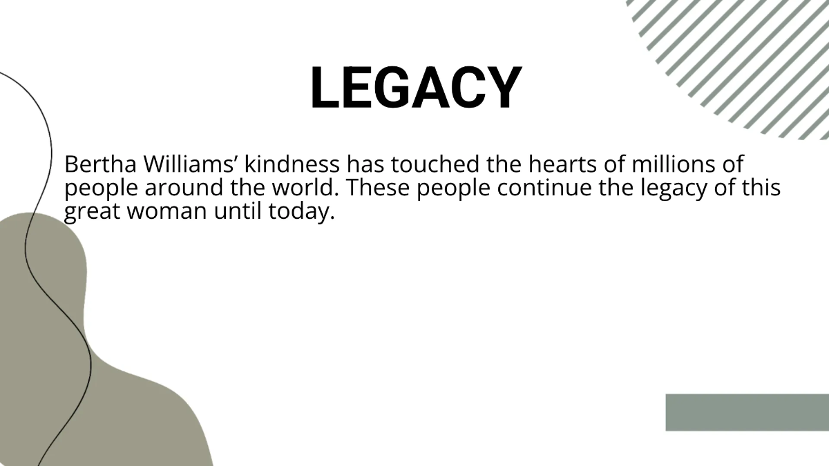 Free Biography Presentation Template to Edit Online