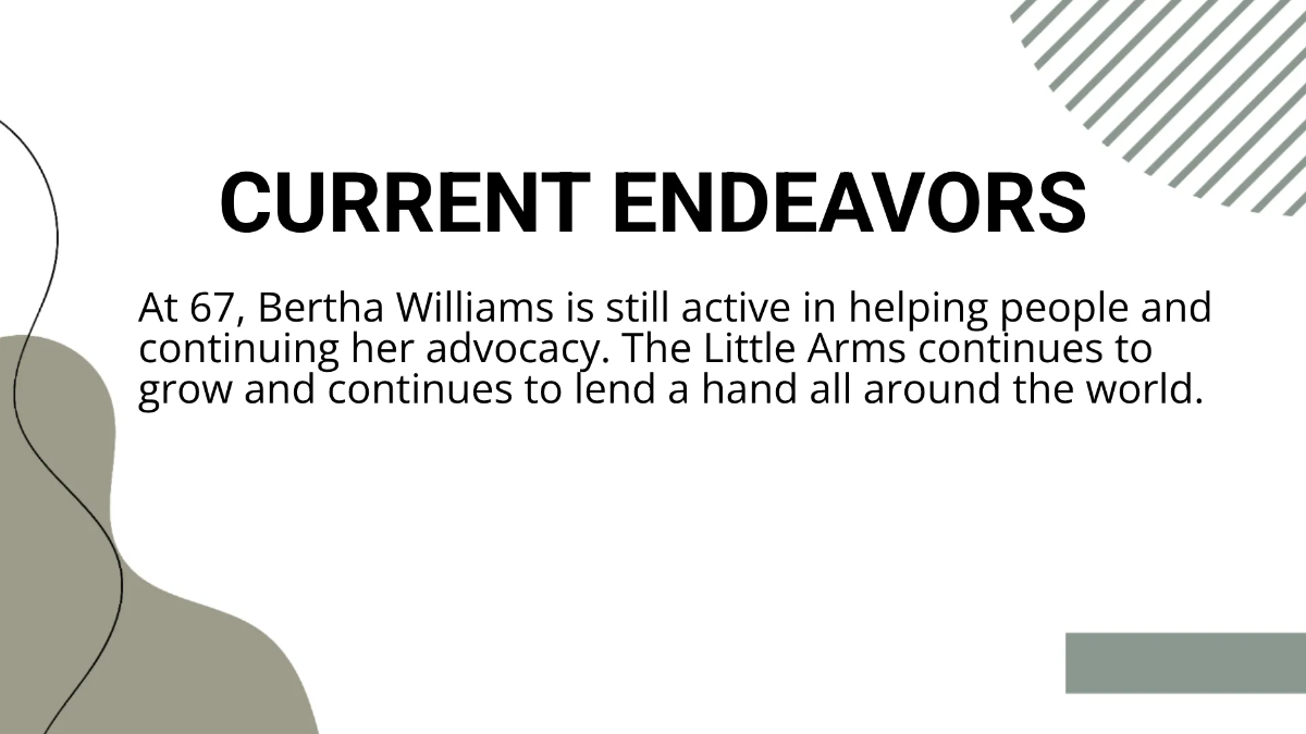 Free Biography Presentation Template to Edit Online