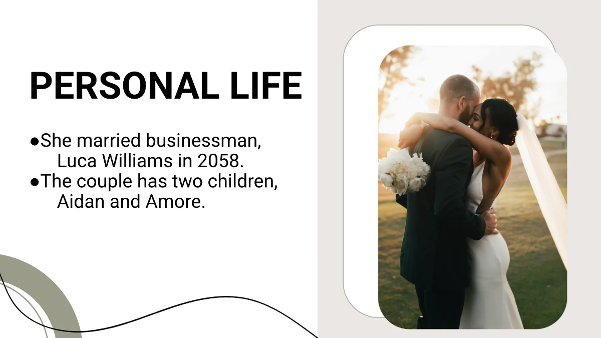 Free Biography Presentation Template to Edit Online