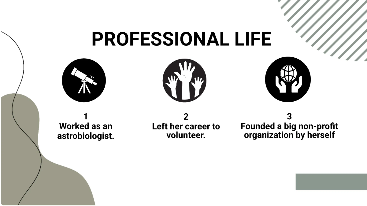 Free Biography Presentation Template to Edit Online