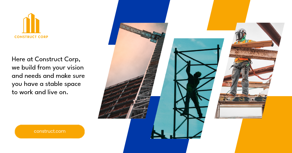 Free Construction LinkedIn Post Template