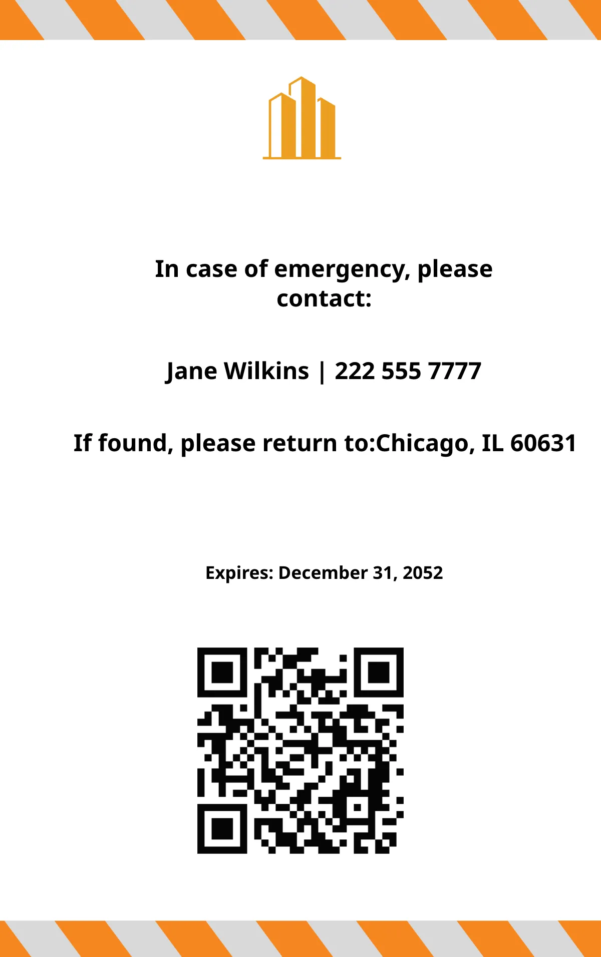 Free Excavation Construction ID Card Template to Edit Online