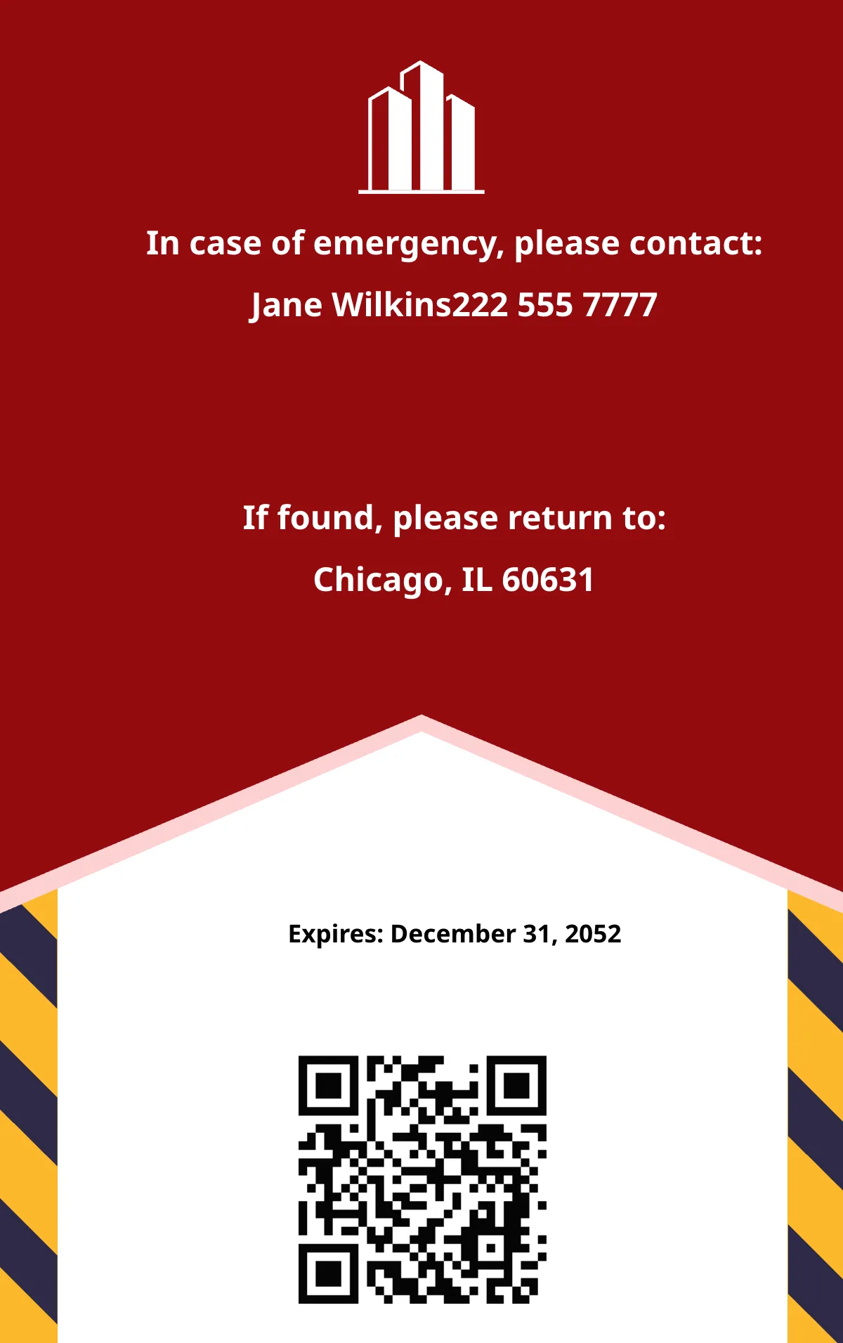 Free Roofing Construction ID Card Template to Edit Online
