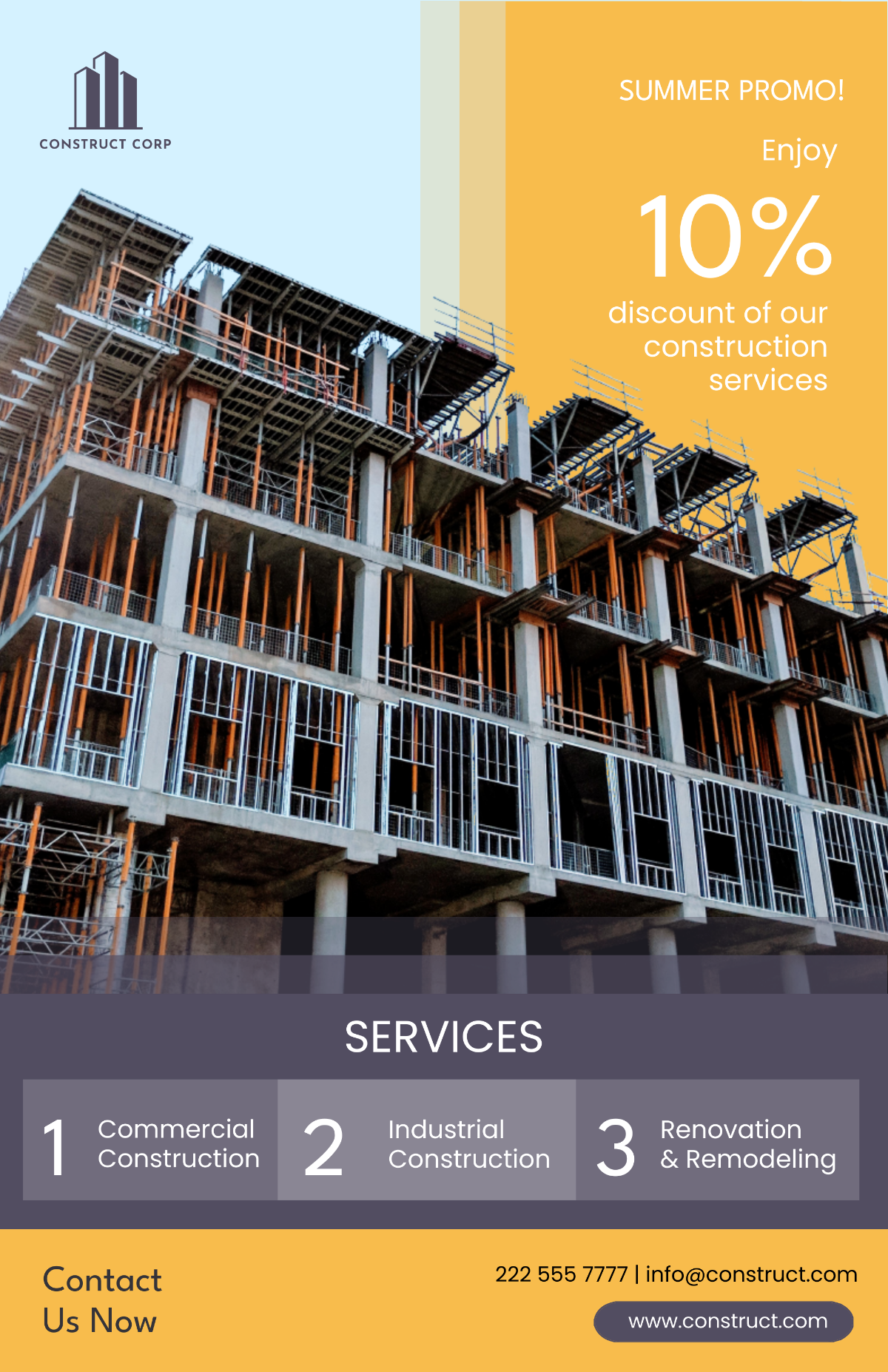 FREE Construction Poster Templates & Examples - Edit Online & Download