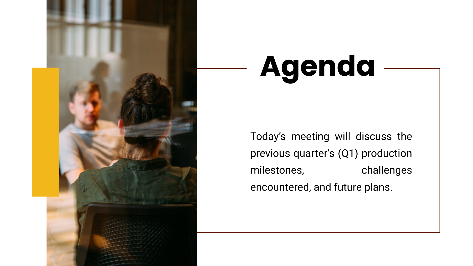 Free Business Meeting Presentation Template to Edit Online