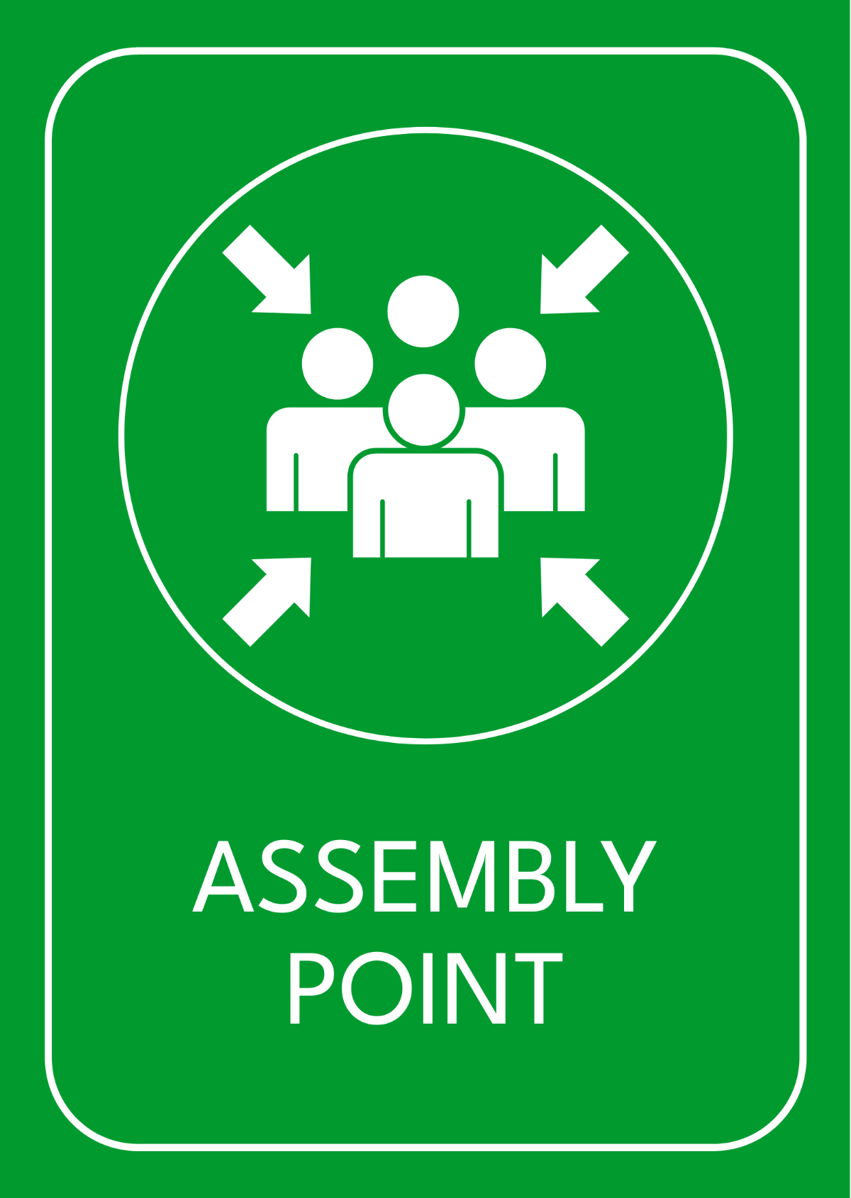 Assembly Point Symbol Isolate On White Background 2301040 Vector Art at  Vecteezy