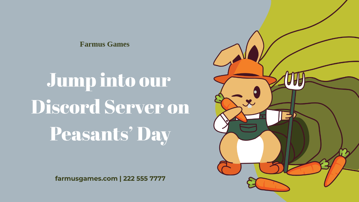 Free Peasants' Day Discord Banner Template