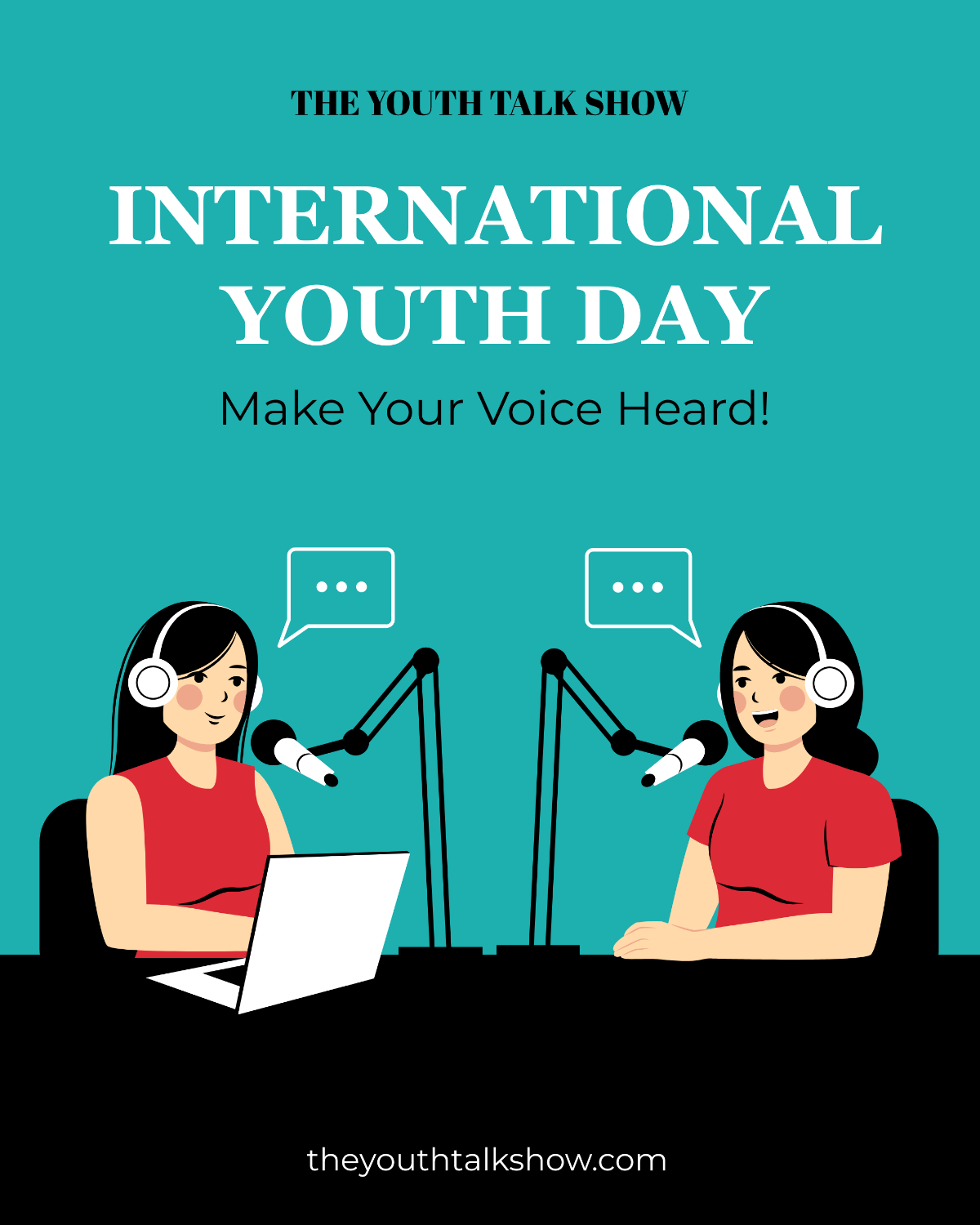 International Youth Day Whatsapp Vertical Post Template