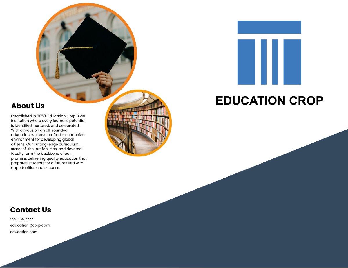 School Marketing and Promotional Brochure Template - Edit Online & Download