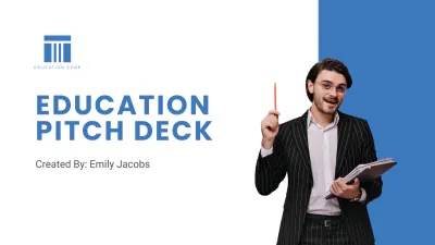 Free Education Pitchdeck Template to Edit Online
