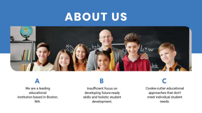 Free Education Pitchdeck Template to Edit Online