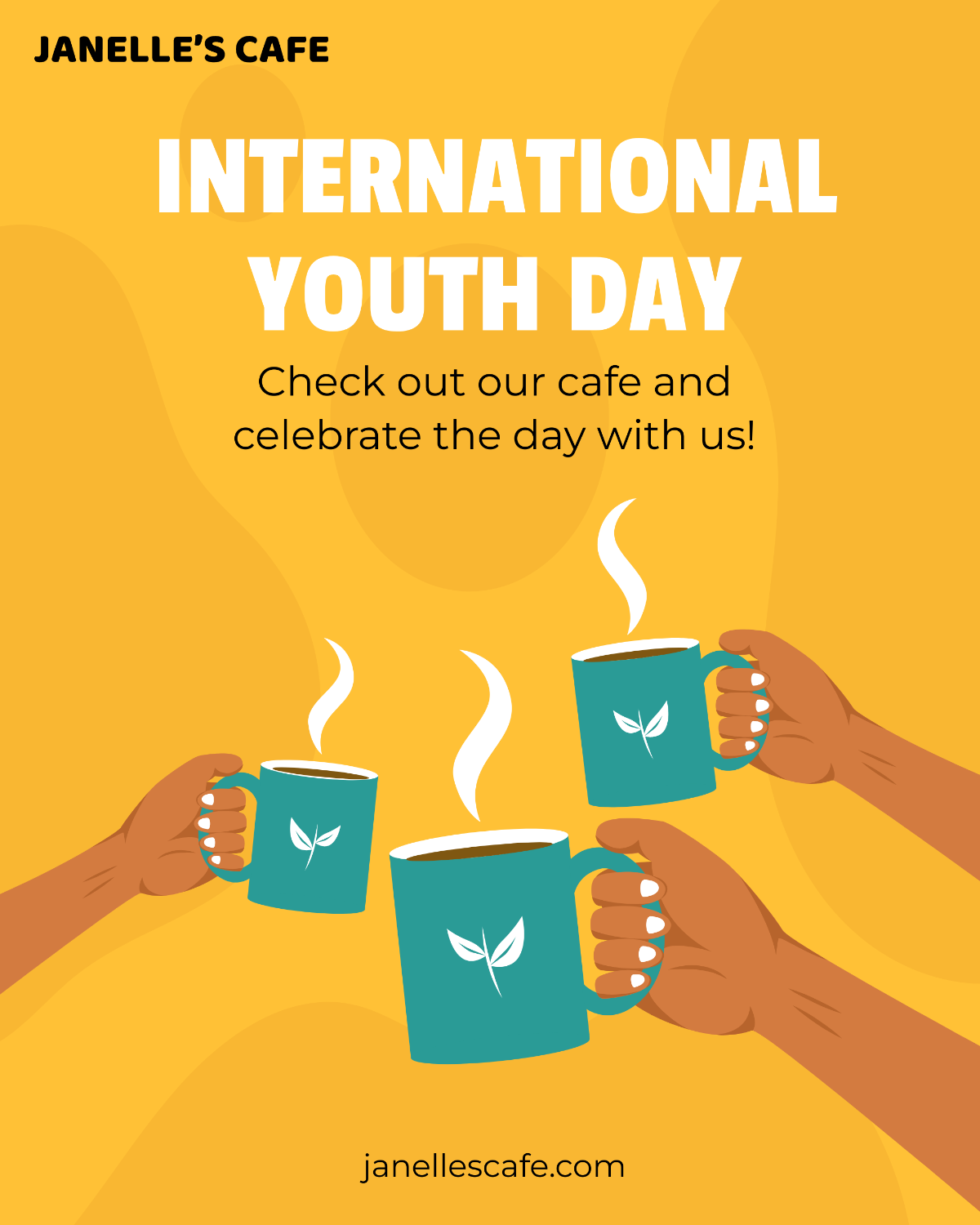 International Youth Day Instagram Vertical Post Template