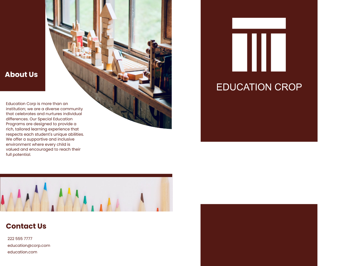 Special Education Programs Brochure Template - Edit Online & Download