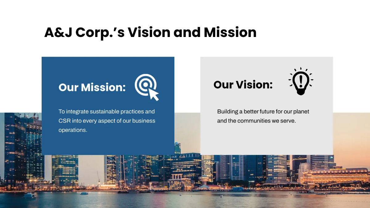 Free Corporate Presentation Template to Edit Online