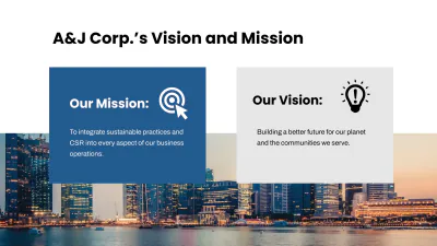 Free Corporate Presentation Template to Edit Online
