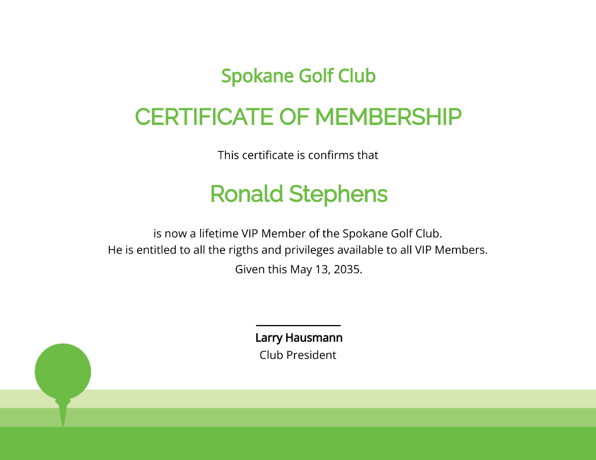 FREE Membership Certificate Template Download - Word, Google Docs, PDF ...