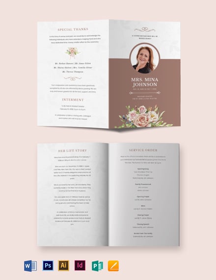 mother-mom-funeral-obituary-bi-fold-brochure-template